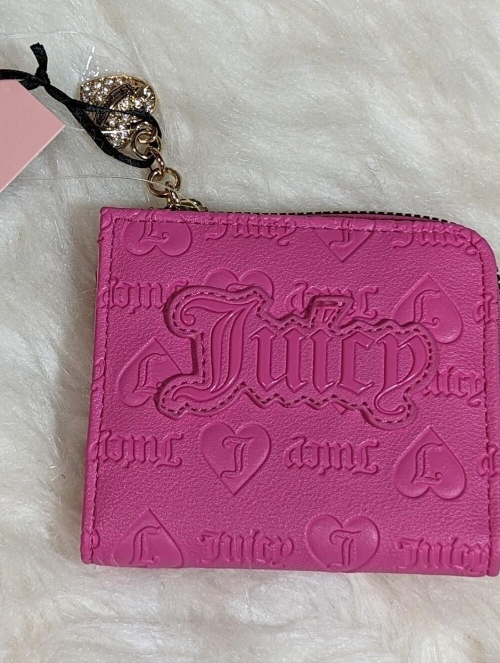 Juicy Couture Hot Pink Flawless Dome Satchel Juicy Couture Bundle - Picture 3 of 9